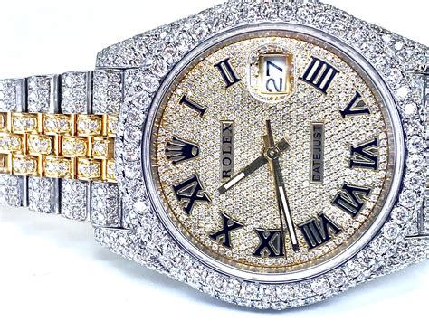 10k diamond mens rolex watch